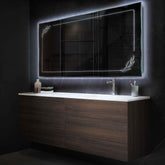 Espejo LED Rectangular | Control por interruptor de pared | Luz blanca fría - Reyze Seria Good Vibes Model 1